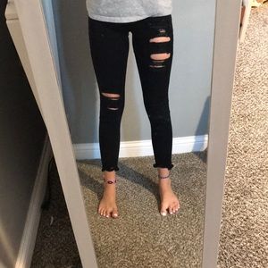 Black American eagle jeans